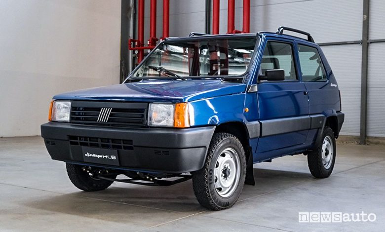 Fiat Panda Trekking 4x4 del 2001 restaurata dall’Heritage Hub