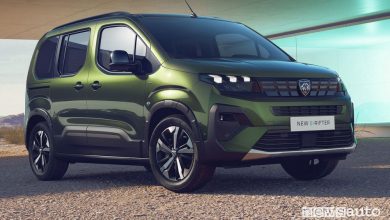 Peugeot e-Rifter 2024 anteriore 3/4