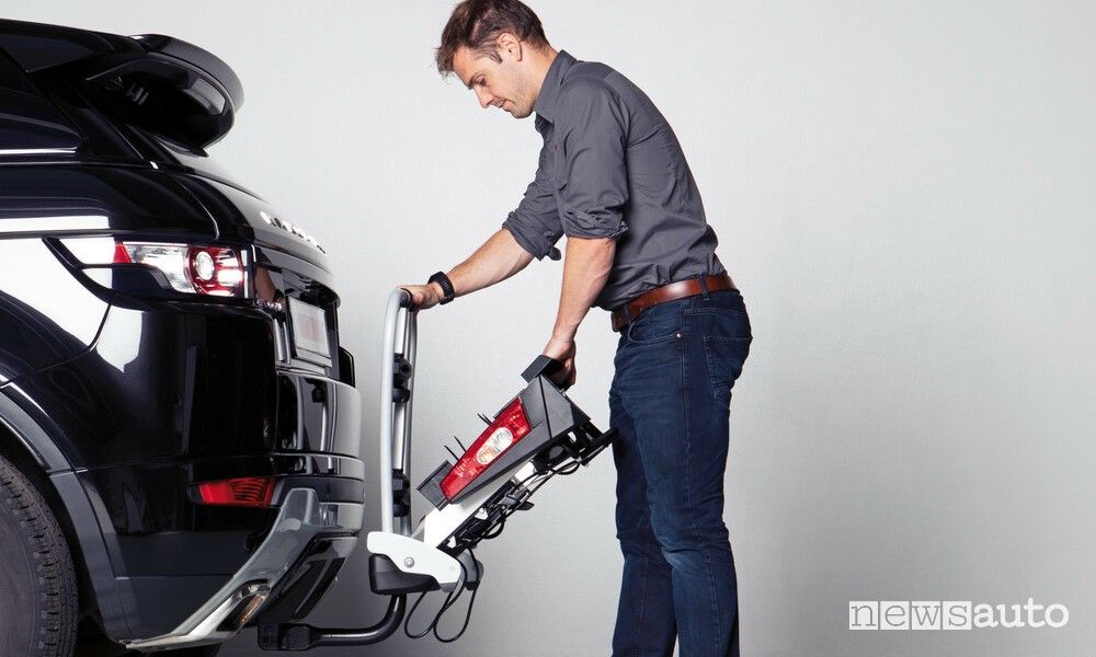 Installazione portabici auto collaudo