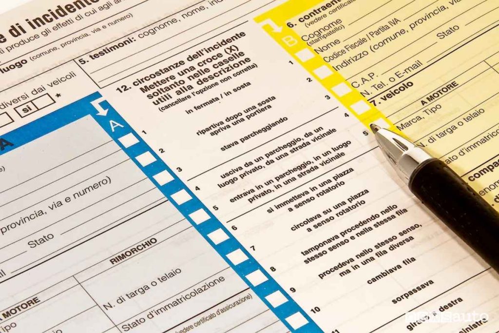 Il CID, come è fatto, alcuni dettagli con una penna per la compilazione 