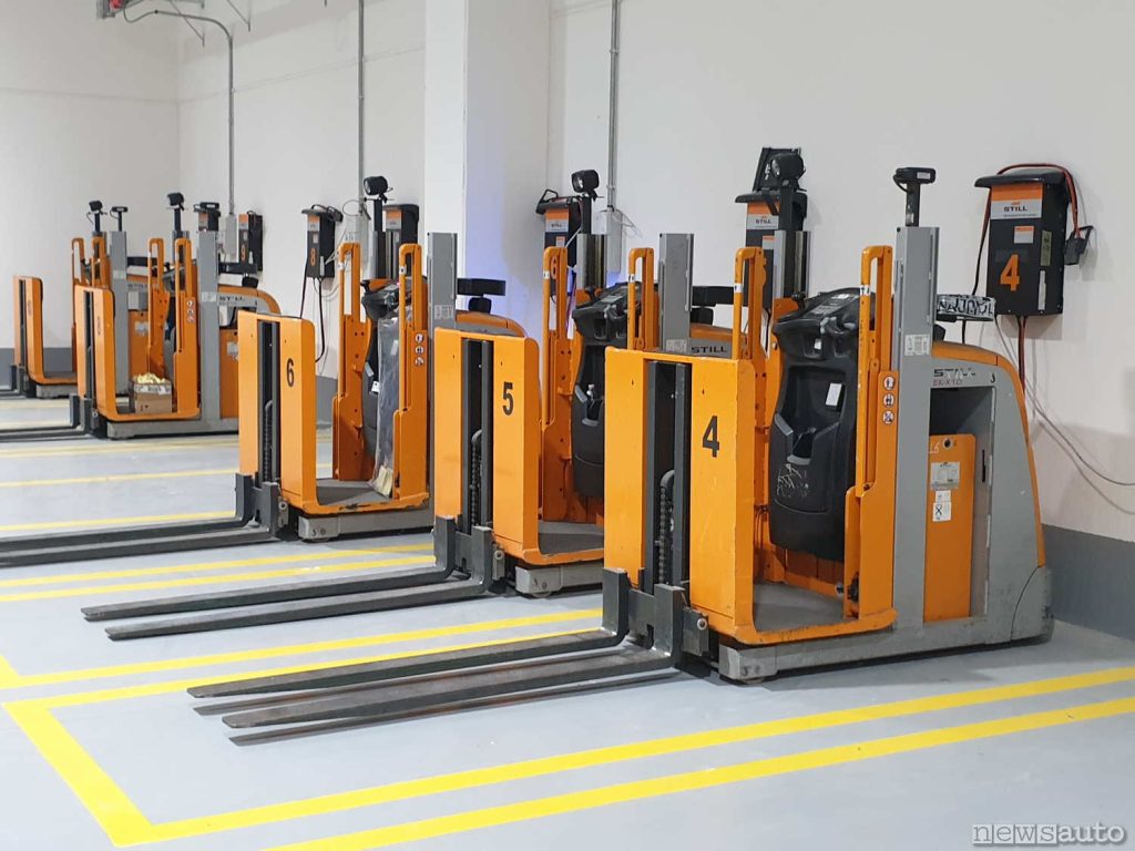 carrello elevatore Stil braccio lungo nel centro ricambi Renault