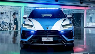 Lamborghini Urus Performante della Polizia di Stato frontale