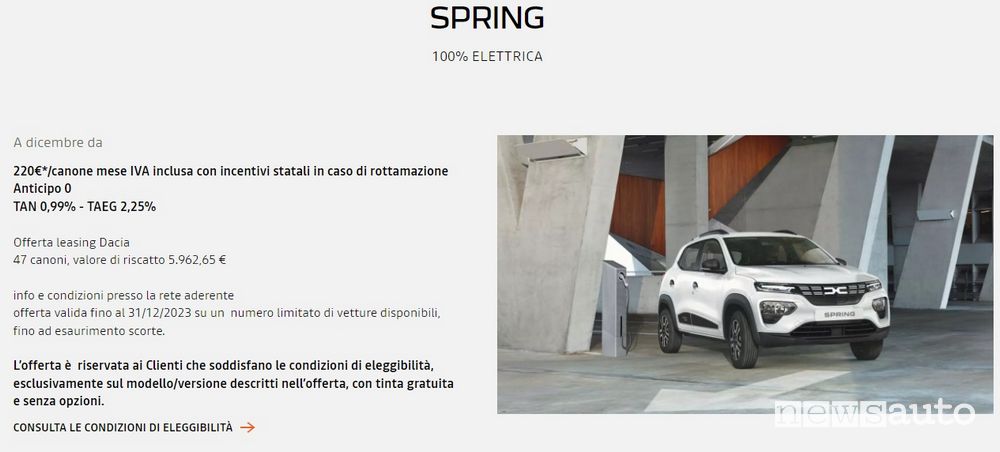 Leasing sociale Dacia Programma per la mobilità inclusiva