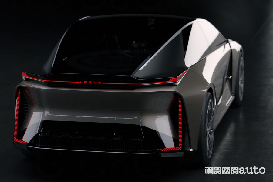 Lexus LF-ZC concept posteriore 3/4
