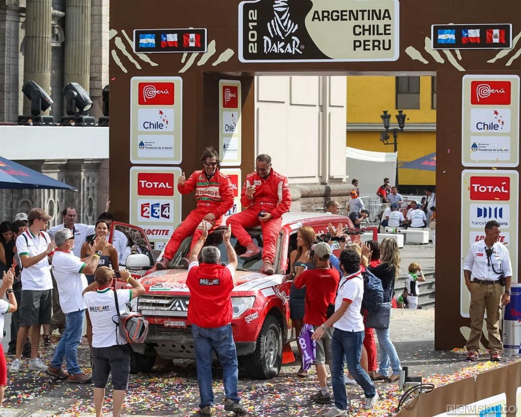 Arrivo Dakar a podio 2022