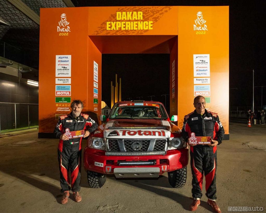 Dakar premiazione vincitori Totani