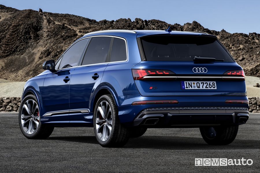 Audi Q7 posteriore 3/4