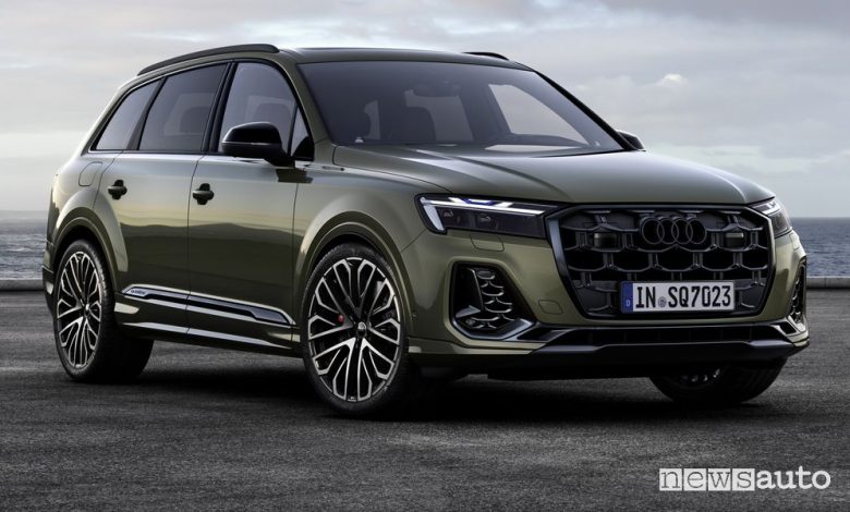 Audi SQ7 TFSI anteriore 3/4