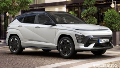 Nuova Hyundai Kona Electric N-Line anteriore 3/4