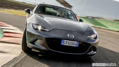 Mazda MX-5 RF Homura test in pista