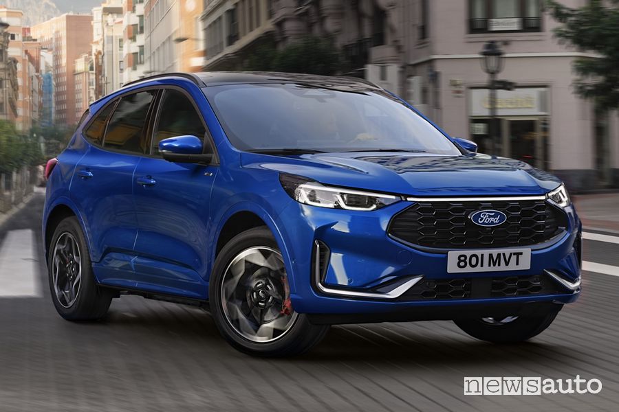 Nuova Ford Kuga ST-Line anteriore 3/4