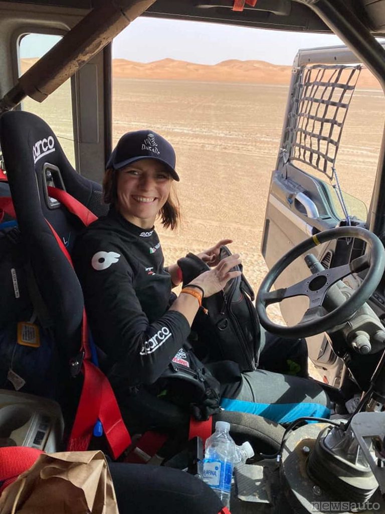 Giulia Maroni pilota in fuoristrada