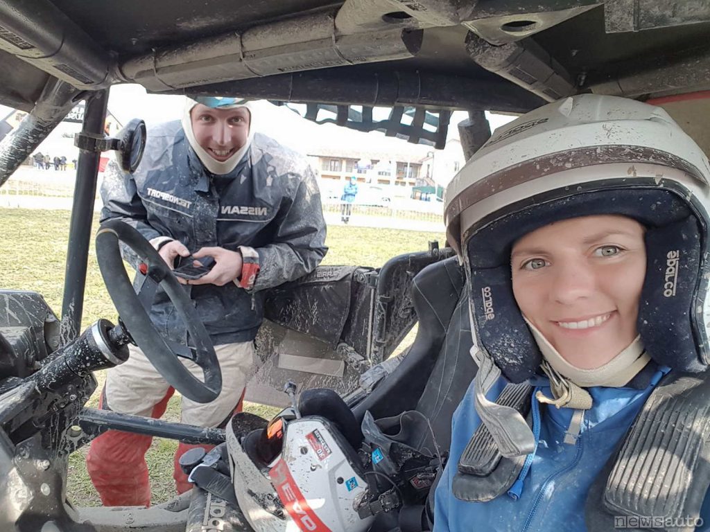 Giulia Maroni navigatrice nei rally raid