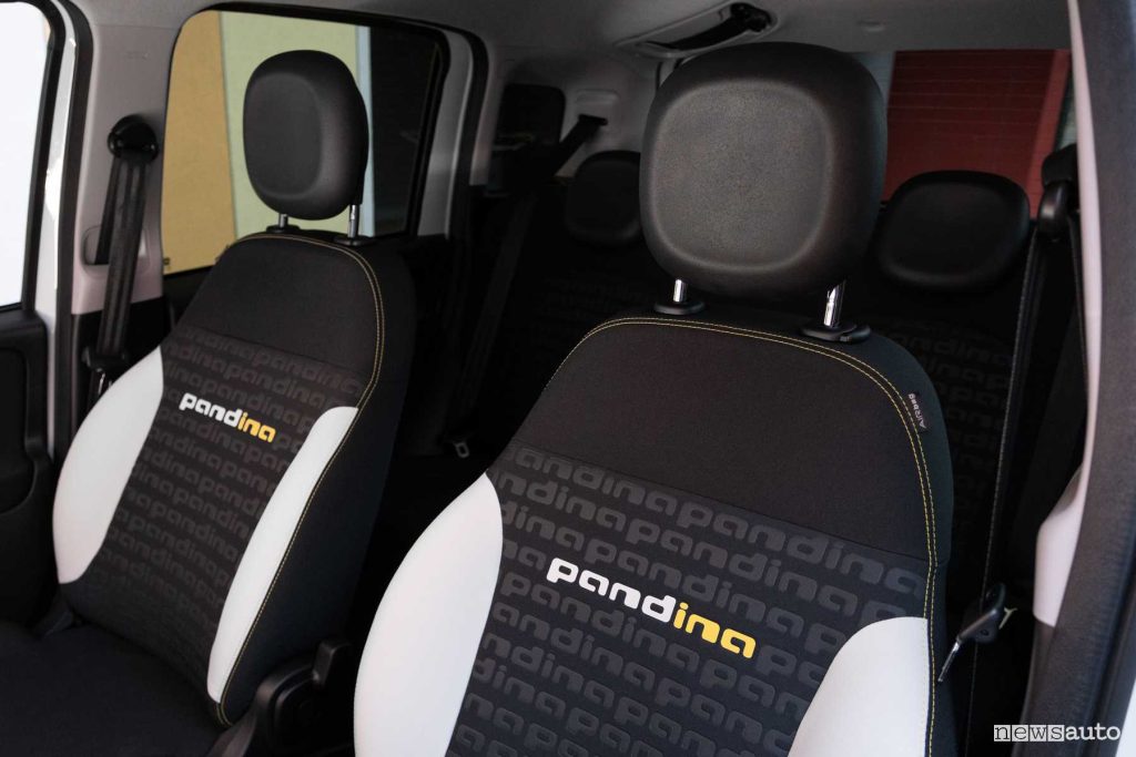 Fiat Pandina serie speciale sedili anteriori abitacolo