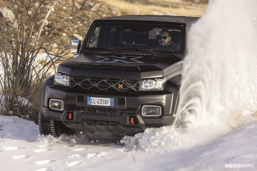 ICH-X K2 test sulla neve a Campo Felice
