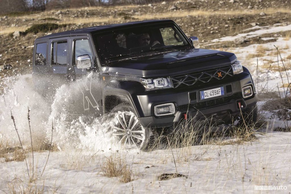 ICH-X K2 test sulla neve a Campo Felice