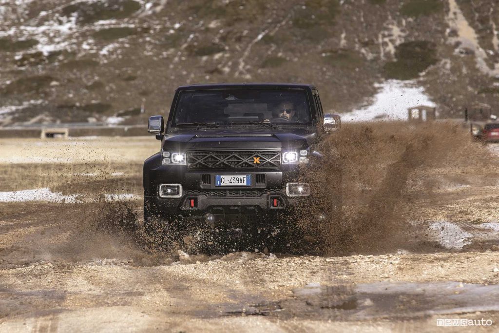ICH-X K2 test sulla neve a Campo Felice