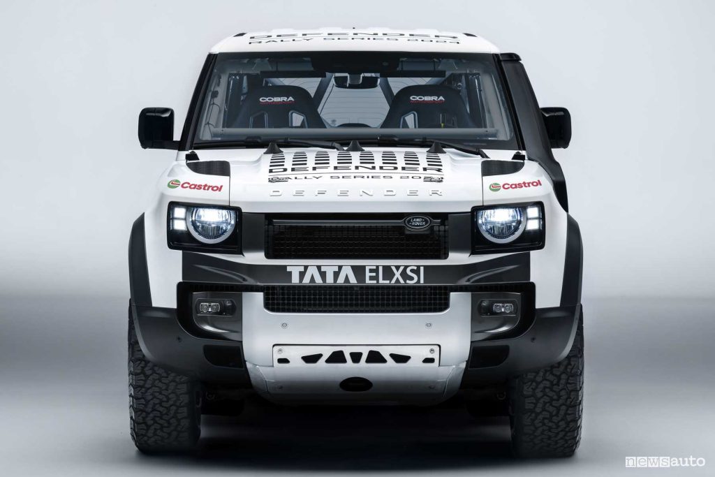 Land Rover Defender Rally Series 2024 frontale