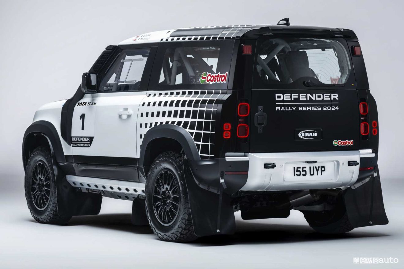 Land Rover Raly Land Rover Defender da rally, caratteristiche, scheda tecnica