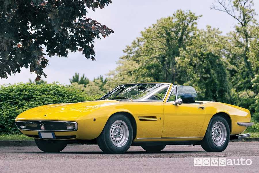 Maserati Ghibli Spyder giallo Modena del 1970