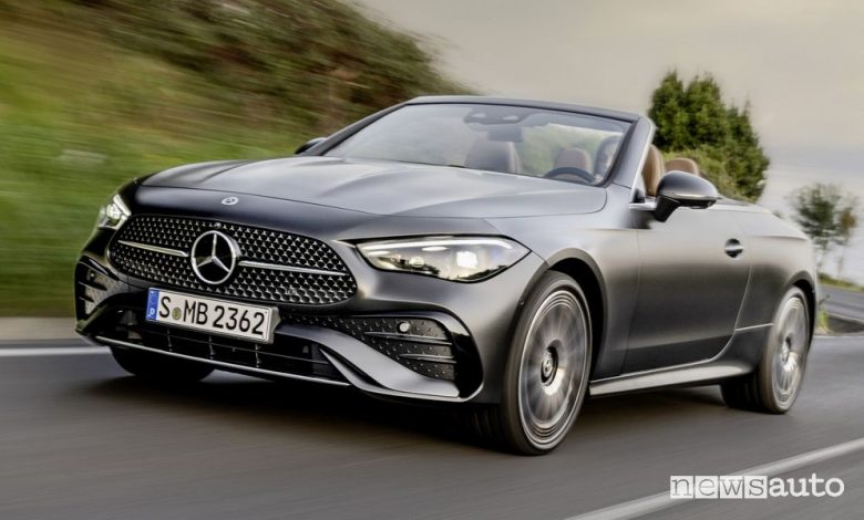 Mercedes CLE Cabriolet su strada