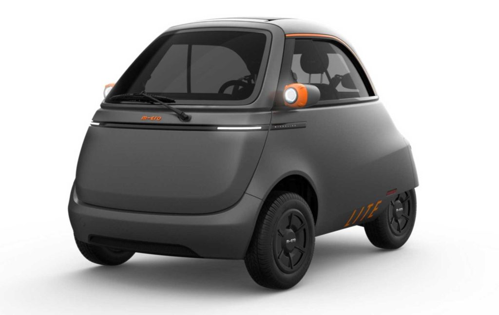 Microlino Lite nel colore Berlin Anthracite