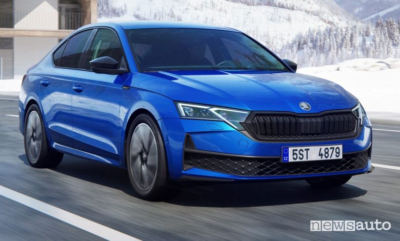 Skoda Octavia Sportline 2024 su strada