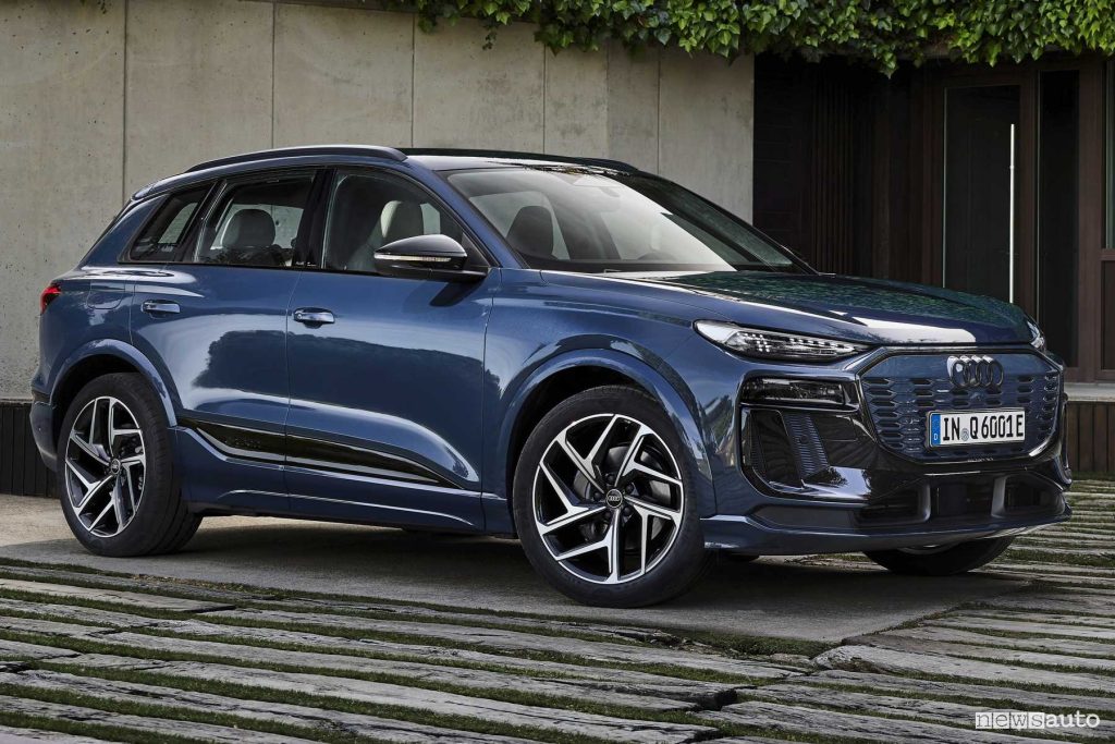 Audi Q6 e-tron quattro anteriore 3/4