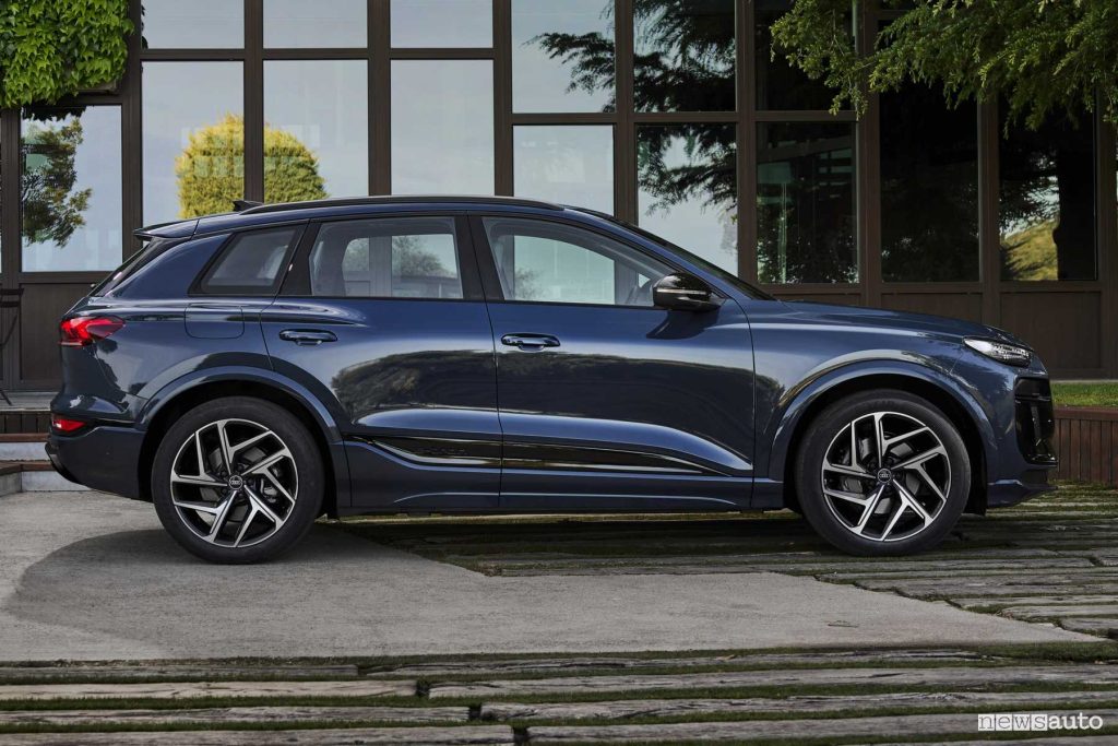 Audi Q6 e-tron quattro laterale