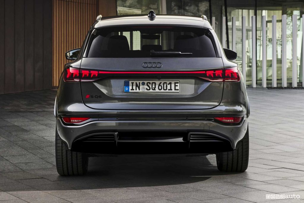 Audi SQ6 e-tron posteriore