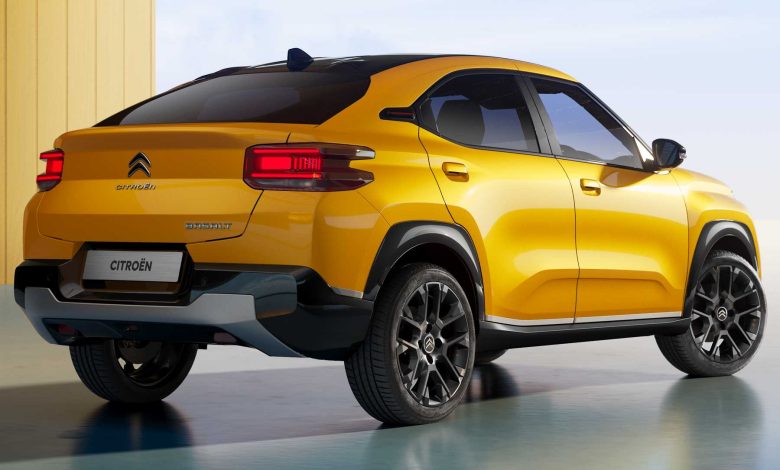 Citroen Basalt Vision posteriore 3/4