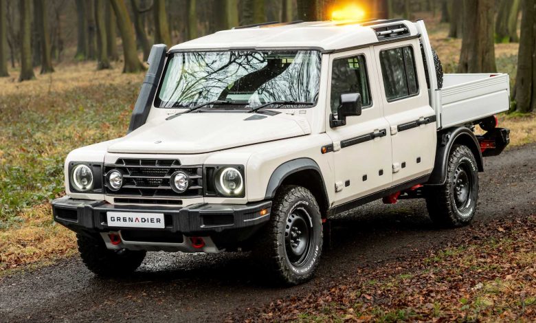 Ineos Grenadier pick-up, nuova versione Chassis Cab doppia cabina