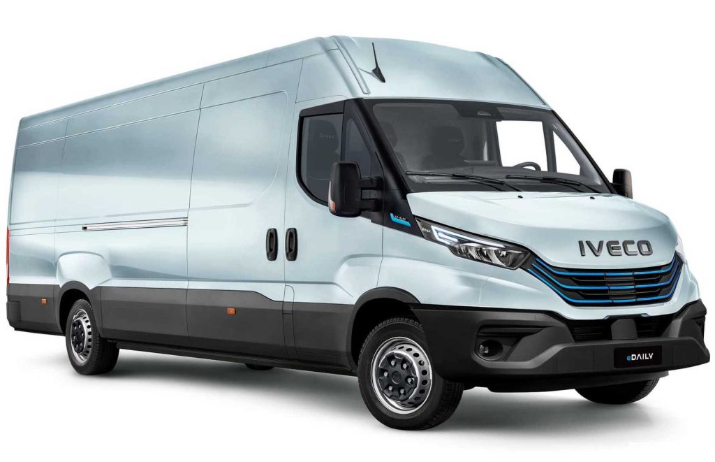 Iveco eDaily furgone anteriore 3/4