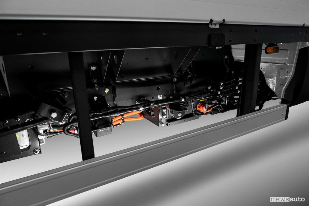 Iveco eDaily batterie sotto il pianale