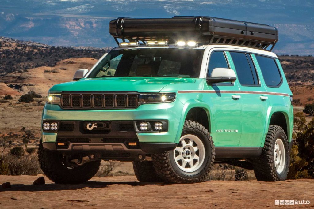 Jeep Vacationeer Concept anteriore 3/4