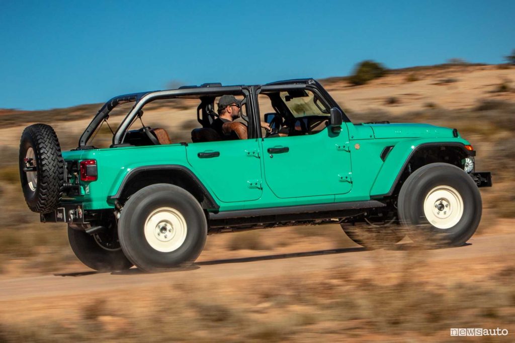 Jeep Willys Dispatcher Concept sullo sterrato