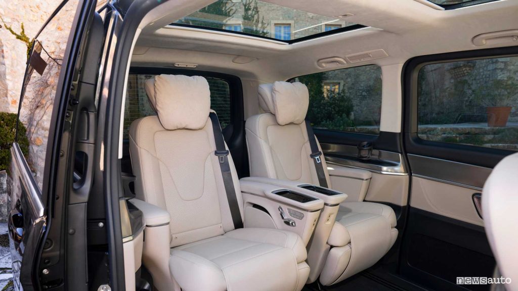 Mercedes-Benz Classe V Exclusive sedili abitacolo