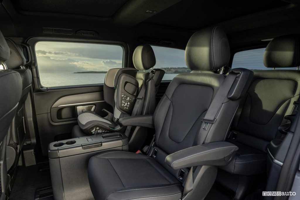Mercedes-Benz EQV sedili passeggeri abitacolo