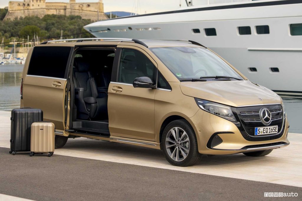 Mercedes-Benz EQV porta laterale scorrevole