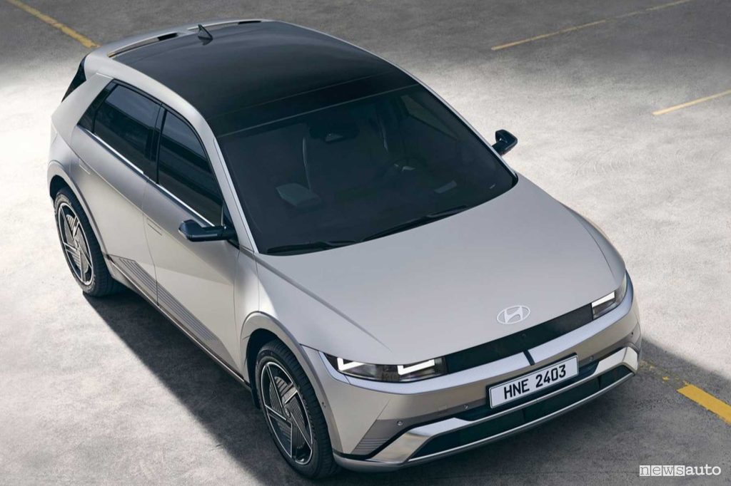 Hyundai Ioniq 5 2024 restyling anteriore 3/4