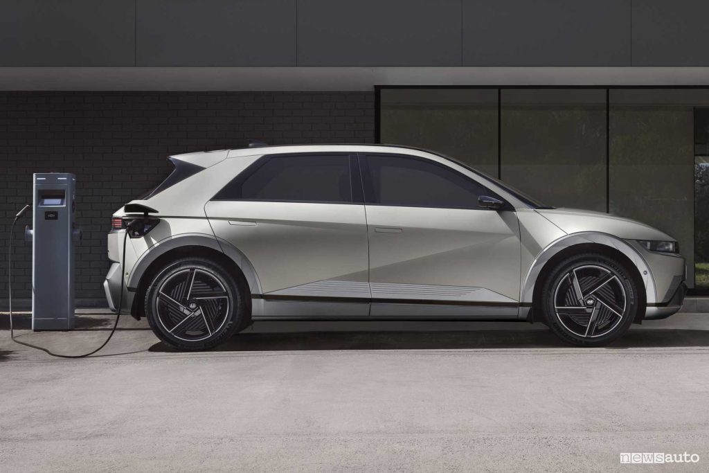 Hyundai Ioniq 5 2024 restyling in ricarica