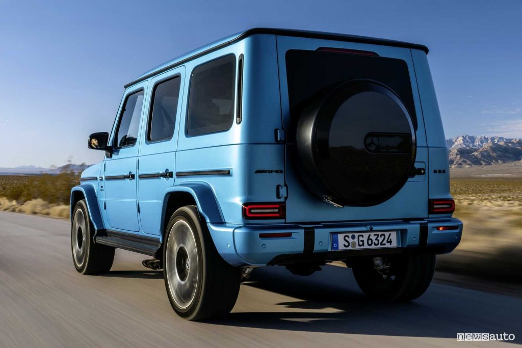 Nuova Mercedes-AMG G 63 su strada