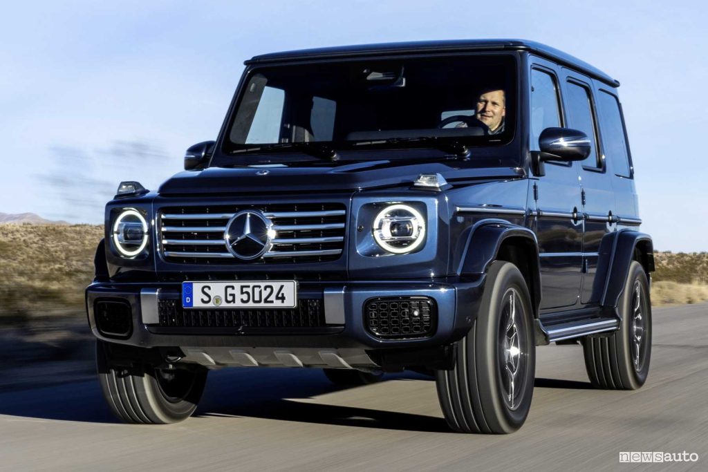 Nuova Mercedes Classe G su strada