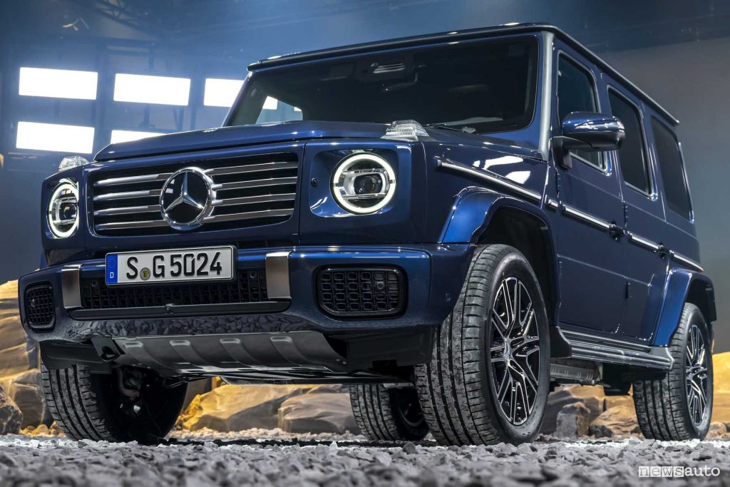 Nuova Mercedes Classe G anteriore 3/4