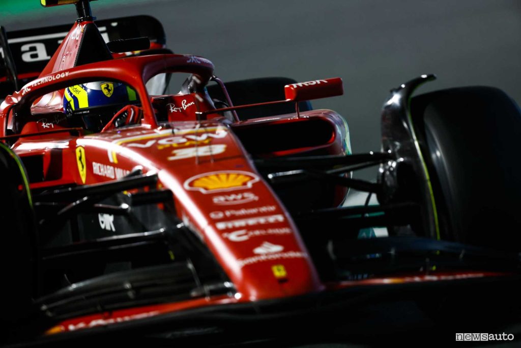 Oliver Bearman in azione nel Gp d'Arabia Saudita 2024