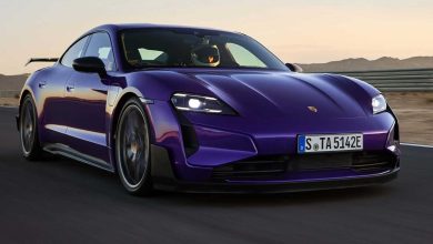 Porsche Taycan Turbo GT Weissach in pista