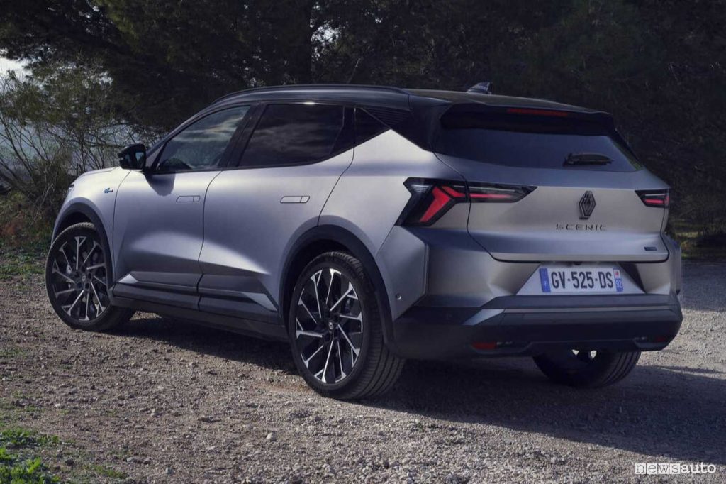 Renault Scenic E-Tech electric Esprit Alpine posteriore 3/4