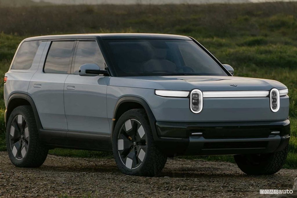 Rivian R2 anteriore 3/4