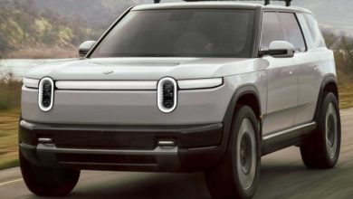 Rivian R2 su strada