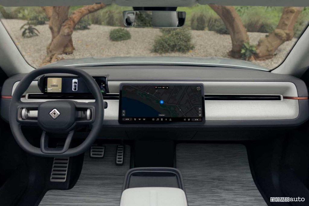 Rivian R3 plancia abitacolo
